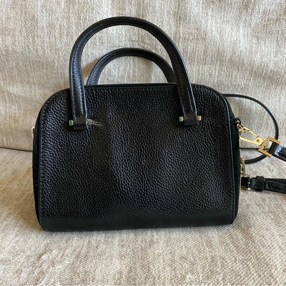 Kate Spade New York Crossbody Bag Black Leather/Suede - Picture 3 of 16
